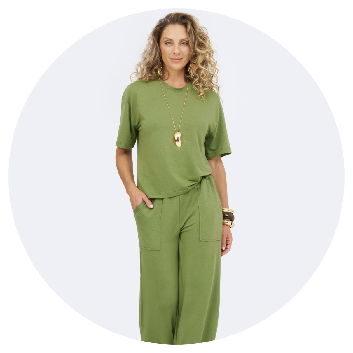 conjunto marrom bola